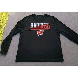 University Of Wisconsin Badgers Champion Authentic Athleticwear LS Shirt XL